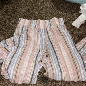 Tommy Hilfiger Pink and Blue Pajama Bottoms